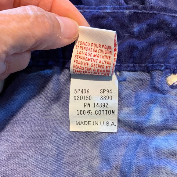 Vintage 1990’s Marithe Francois Girbaud Indigo Shorts - Picture 6 of 11